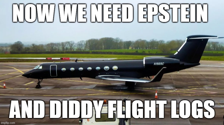 Flight logs | NOW WE NEED EPSTEIN; AND DIDDY FLIGHT LOGS | image tagged in diddy,jeffrey epstein,epstein,pedophile,pedo,pedophiles | made w/ Imgflip meme maker