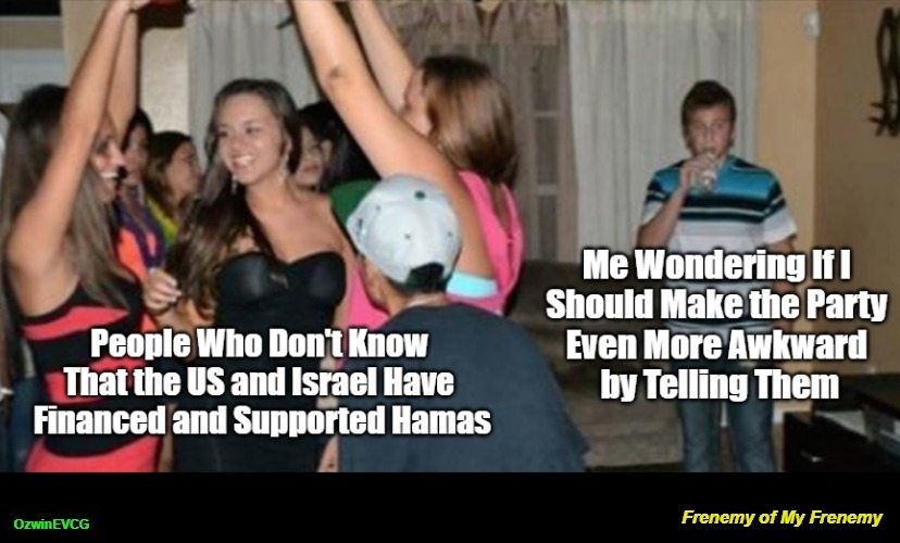 Frenemy of My Frenemy [NV] | image tagged in usa,israel,hamas,facts,no filter,real talk | made w/ Imgflip meme maker