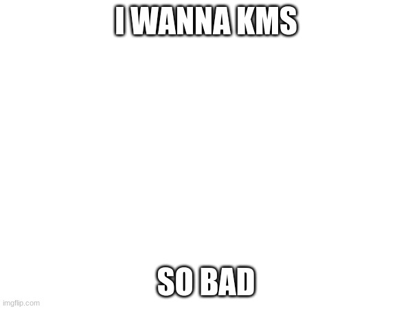 its not even funny | I WANNA KMS; SO BAD | image tagged in i,hate,people | made w/ Imgflip meme maker