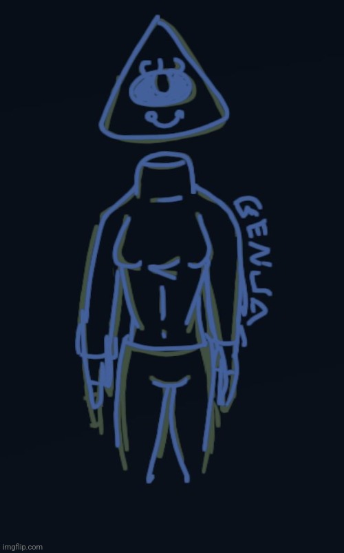 Cool drawing of Illy some random dude on Rec Room made | made w/ Imgflip meme maker