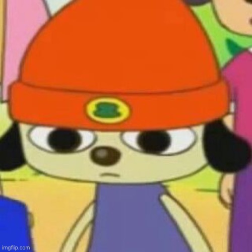 PaRappa Face | image tagged in parappa face | made w/ Imgflip meme maker