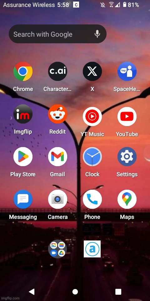 Home screen reveal lol :3 | made w/ Imgflip meme maker