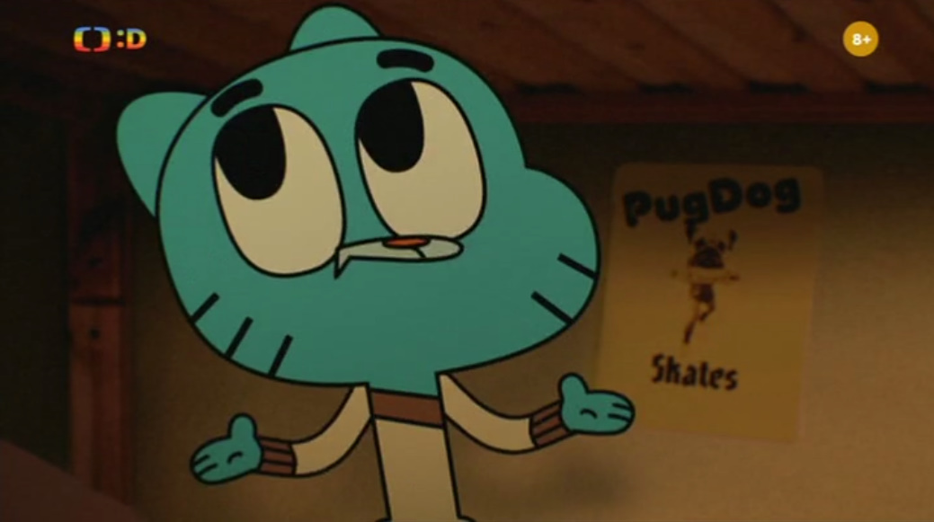 High Quality Gumball closing his mouth Blank Meme Template