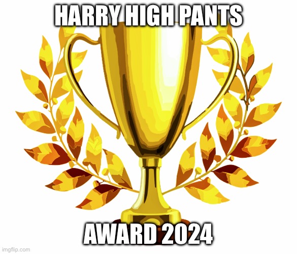 You Win! | HARRY HIGH PANTS AWARD 2024 | image tagged in you win | made w/ Imgflip meme maker