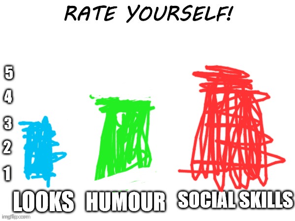 Irl version | image tagged in rate yourself | made w/ Imgflip meme maker
