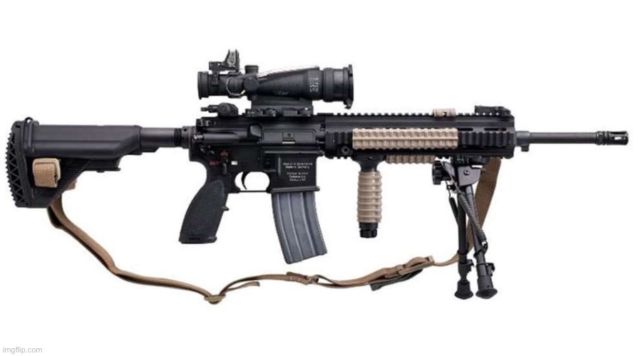 Since we’re posting guns: M27 IAR | made w/ Imgflip meme maker