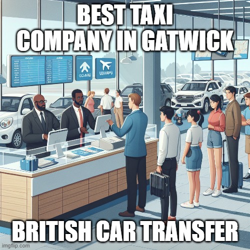 Pickdrop | BEST TAXI COMPANY IN GATWICK; BRITISH CAR TRANSFER | image tagged in british | made w/ Imgflip meme maker