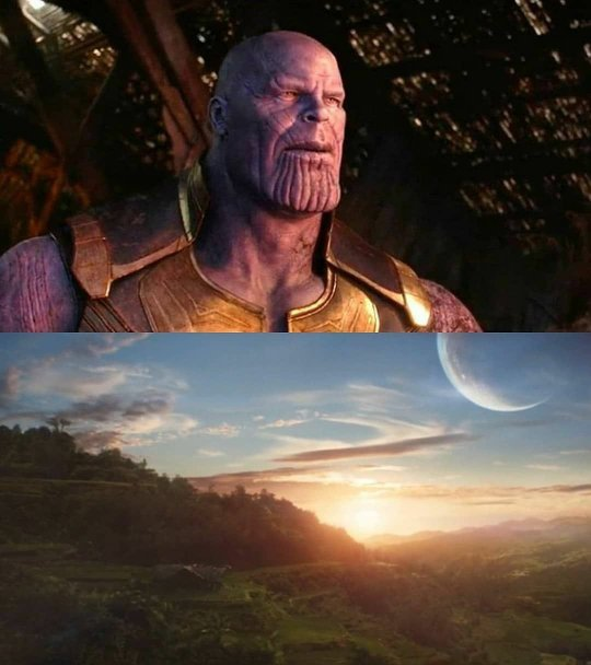 thanos-infity-war-post-fight Blank Meme Template