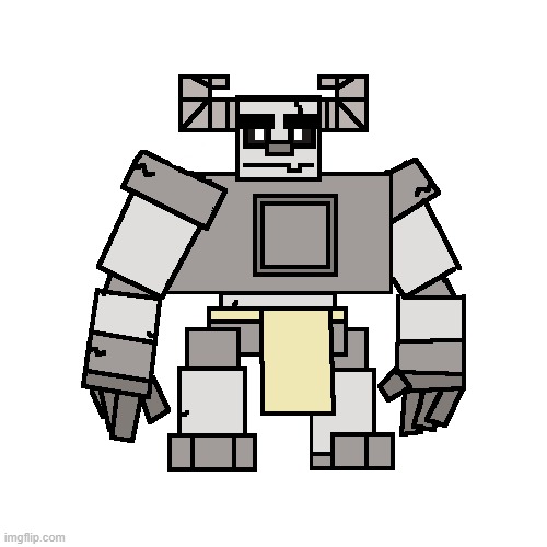 WHAT SHOULD I NAME IT?? | image tagged in new character,golem | made w/ Imgflip meme maker