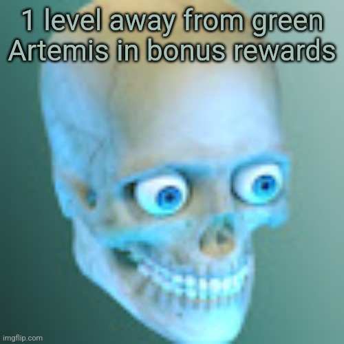 Youtube pfp | 1 level away from green Artemis in bonus rewards | image tagged in youtube pfp | made w/ Imgflip meme maker