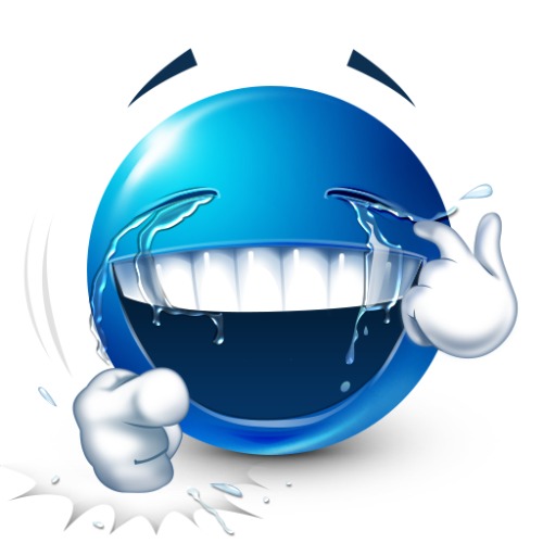 laughing blue emoji | image tagged in laughing blue emoji | made w/ Imgflip meme maker