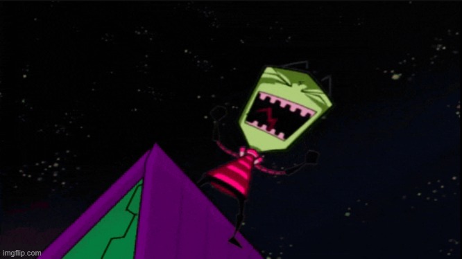 Look at this silly mf | image tagged in invader zim evil laughter | made w/ Imgflip meme maker