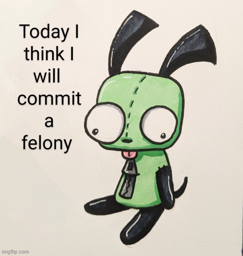 image tagged in gir today i will commit a felony | made w/ Imgflip meme maker