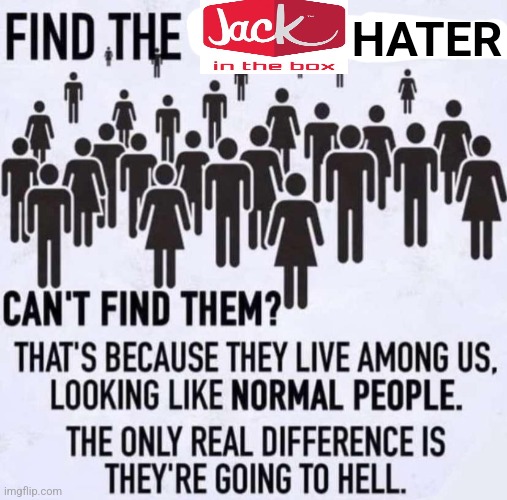 HATER | made w/ Imgflip meme maker