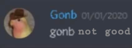 Gonb pfp | not good | image tagged in gonb pfp | made w/ Imgflip meme maker