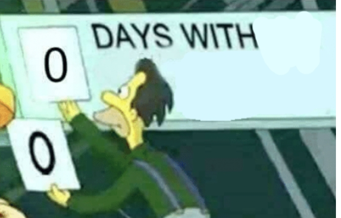 High Quality Simpsons 0 days with Blank Meme Template