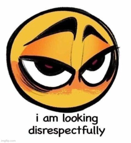 look of disrespect | image tagged in memes | made w/ Imgflip meme maker