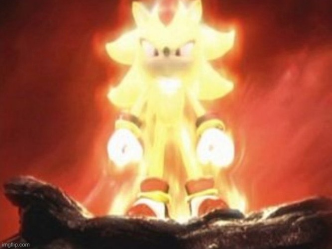 Super sonic | image tagged in super sonic | made w/ Imgflip meme maker