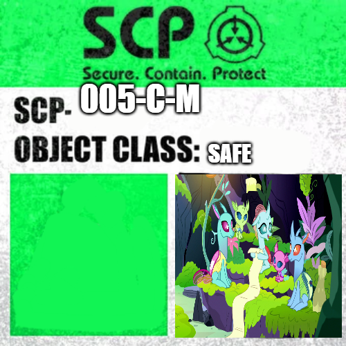 SCP-005-C-M Sign Blank Meme Template