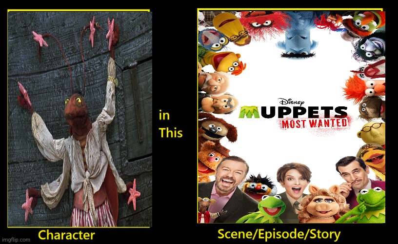 What If Jacques Roach was in Muppets Most Wanted? | image tagged in what if insert character was in insert movie/tv show/etc | made w/ Imgflip meme maker