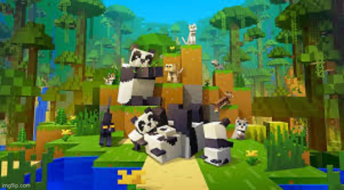 minecraft panda | image tagged in minecraft panda | made w/ Imgflip meme maker