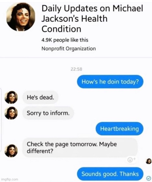 MJ lives? | image tagged in michael jackson,dead,health | made w/ Imgflip meme maker