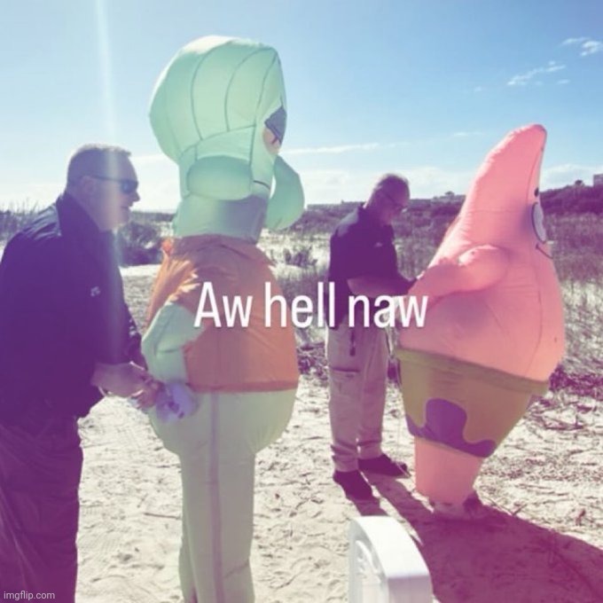 image tagged in aw hell naw | made w/ Imgflip meme maker