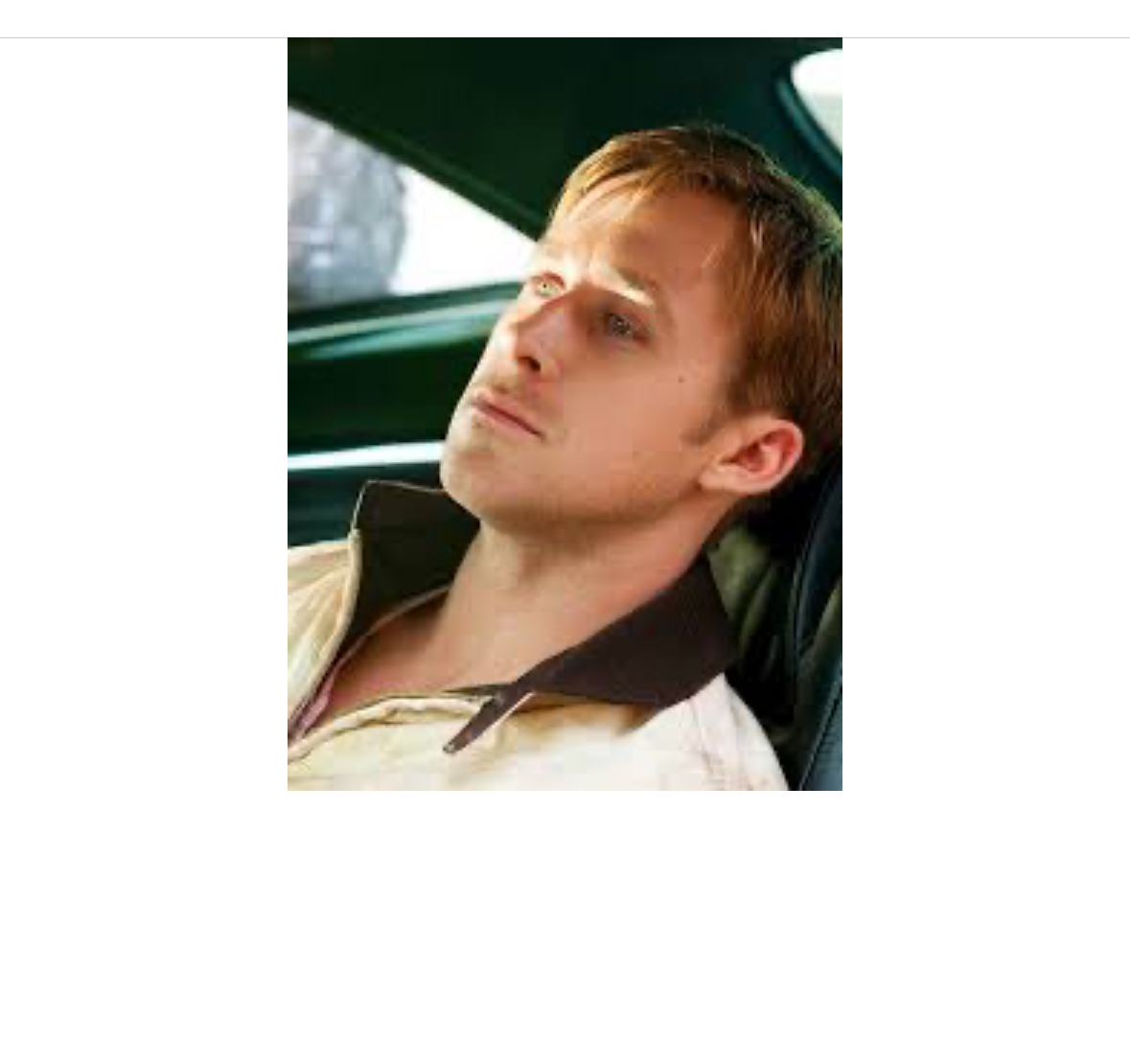 Ryan gosling sad Blank Meme Template