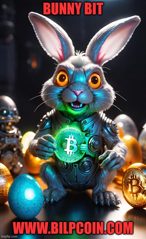 BUNNY BIT; WWW.BILPCOIN.COM | made w/ Imgflip meme maker