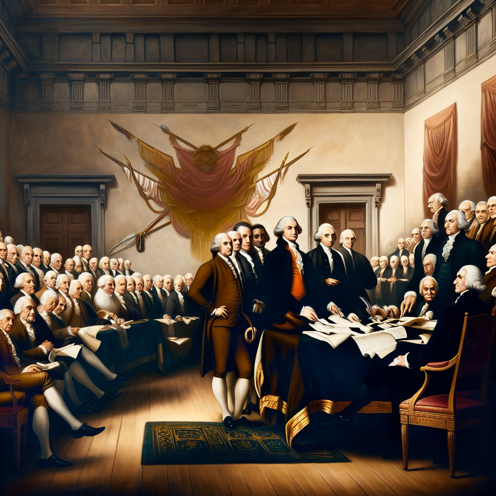 Signing of the U.S. Constitution in 1787 Blank Meme Template