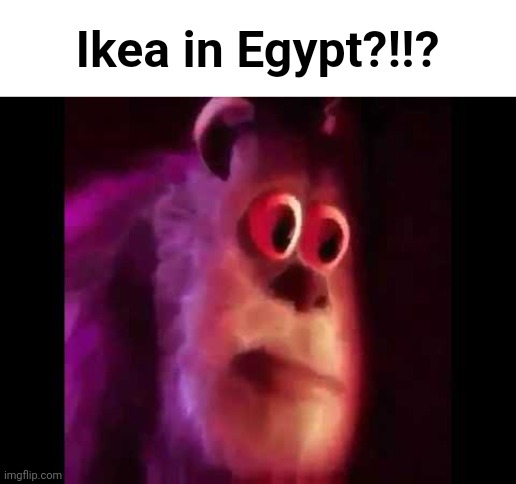 Sully Groan | Ikea in Egypt?!!? | image tagged in sully groan | made w/ Imgflip meme maker