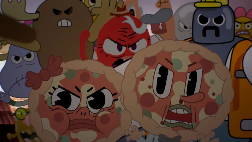 High Quality Gumball angry people Blank Meme Template