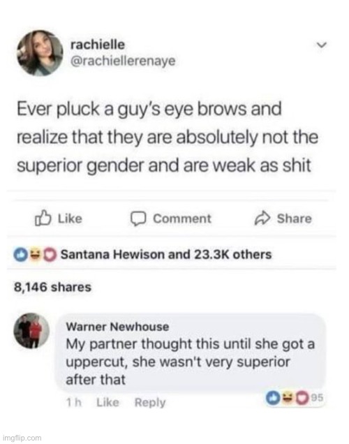 Superior | image tagged in superior royalty,gender,facebook,funny,memes | made w/ Imgflip meme maker