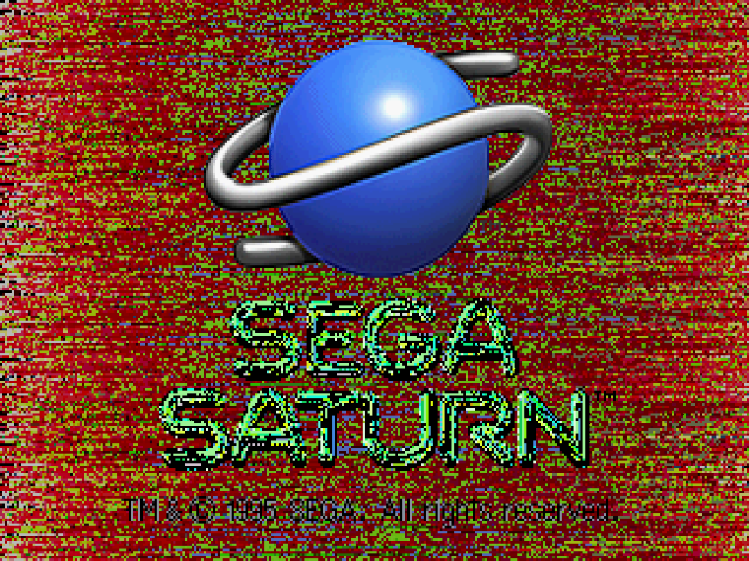 Sega Saturn glitch Blank Meme Template