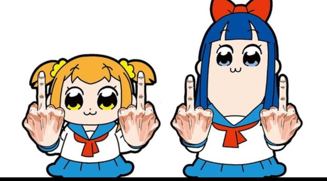 Pop team epic Blank Meme Template