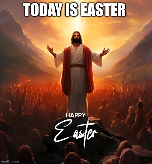 Each fish image | TODAY IS EASTER | image tagged in easter egg | made w/ Imgflip meme maker