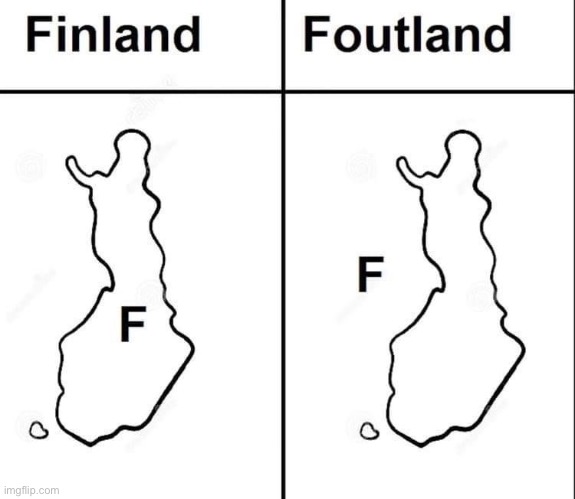 Finland | image tagged in finland,in,out | made w/ Imgflip meme maker