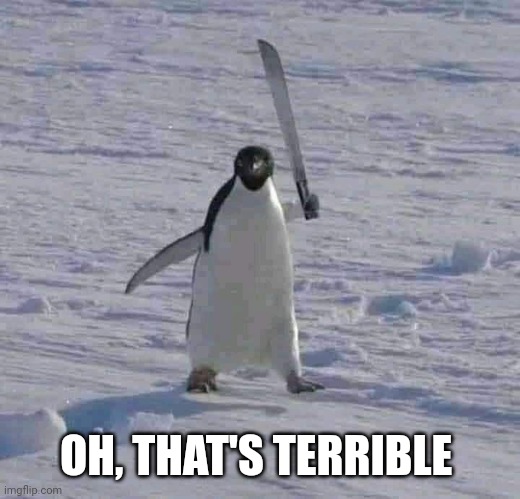 Terrifying | OH, THAT'S TERRIBLE | made w/ Imgflip meme maker