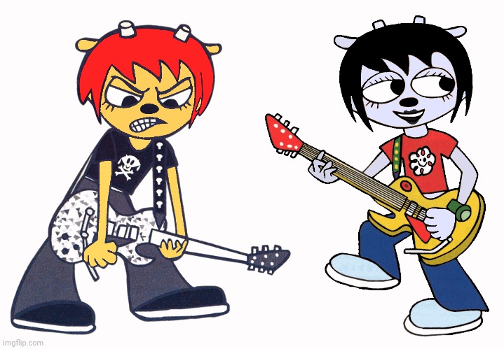 Lammy and rammy s clohthes and personalites swapped | made w/ Imgflip meme maker
