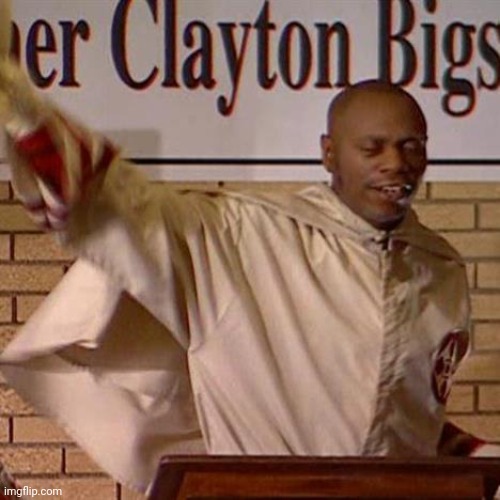 Clayton Bigsby Let It Out  | image tagged in clayton bigsby let it out | made w/ Imgflip meme maker