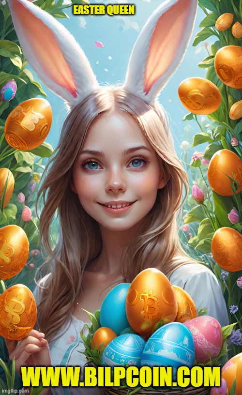 EASTER QUEEN; WWW.BILPCOIN.COM | made w/ Imgflip meme maker