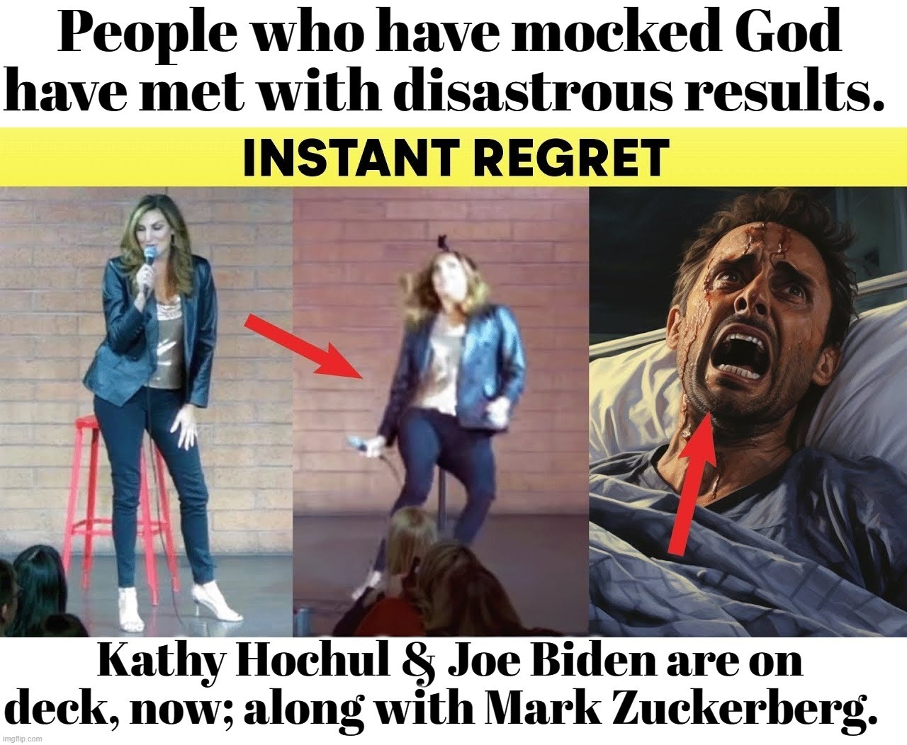 People who mock God eventually live to regret it. | image tagged in mocking laugh face,to kill a mockingbird,atheists,blasphemers,blasphemy,bye felicia | made w/ Imgflip meme maker