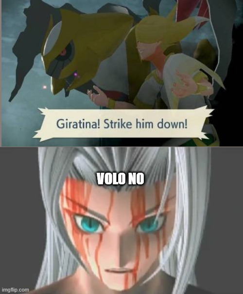 High Quality sephiroth is scared of volo Blank Meme Template