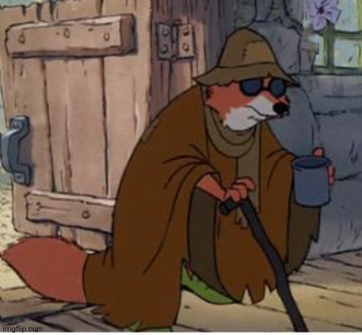 Blind Robin Hood | image tagged in blind robin hood | made w/ Imgflip meme maker