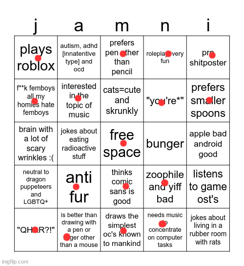 Jammymemefuel bingo | image tagged in jammymemefuel bingo | made w/ Imgflip meme maker