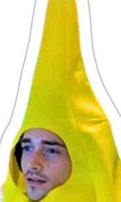Banana leclerc Blank Meme Template