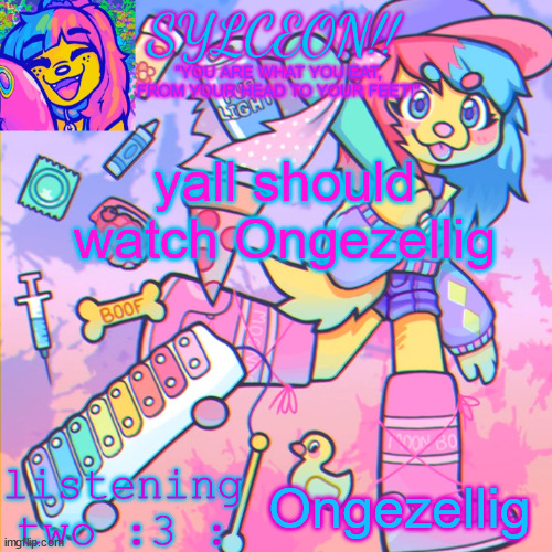 THIS IS SYLCEON SPEAKJIN AND UR LISTENIN 2 4LUNG!! | yall should watch Ongezellig; Ongezellig | image tagged in this is sylceon speakjin and ur listenin 2 4lung | made w/ Imgflip meme maker