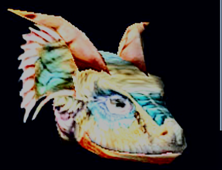 Morrowind argonian face Blank Meme Template