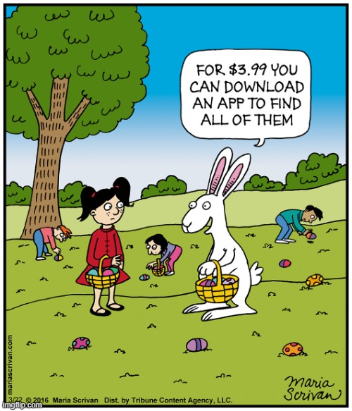 Happy Easter, everybody! | image tagged in easter,easter bunny,easter eggs,money,app,pay to win | made w/ Imgflip meme maker