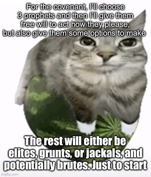 Happ | For the covenant, I’ll choose 3 prophets and then I’ll give them free will to act how they please, but also give them some options to make; The rest will either be elites, grunts, or jackals, and potentially brutes. Just to start | image tagged in happ | made w/ Imgflip meme maker